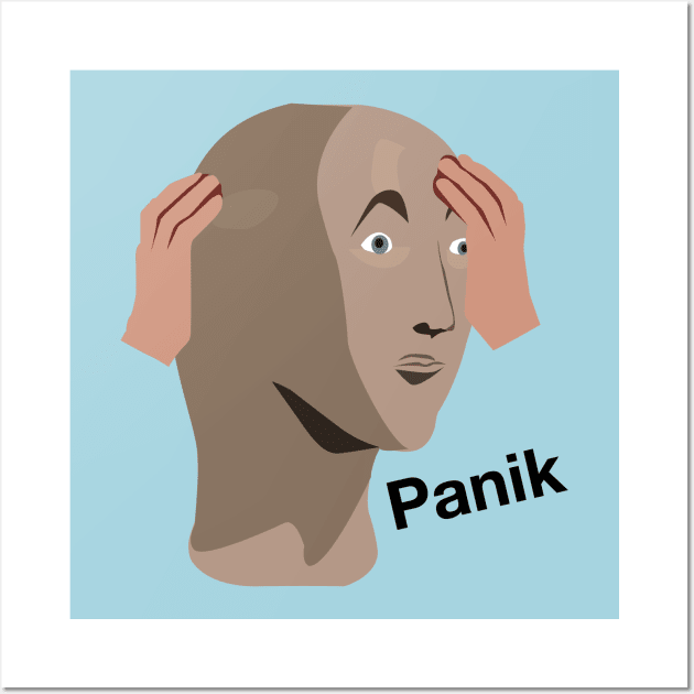 Panik Wall Art by Cat Bone Design